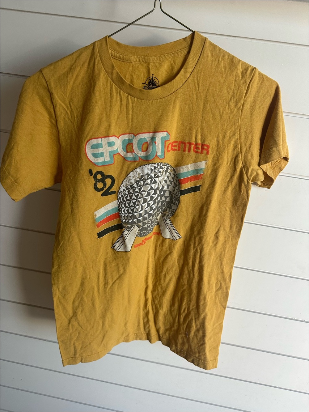 Disney Yellow '82 EPCOT Center Vintage Graphic Tee